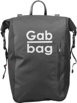 Gabbag Waterdichte Enkele Fietstas - 25 Liter - Zwart