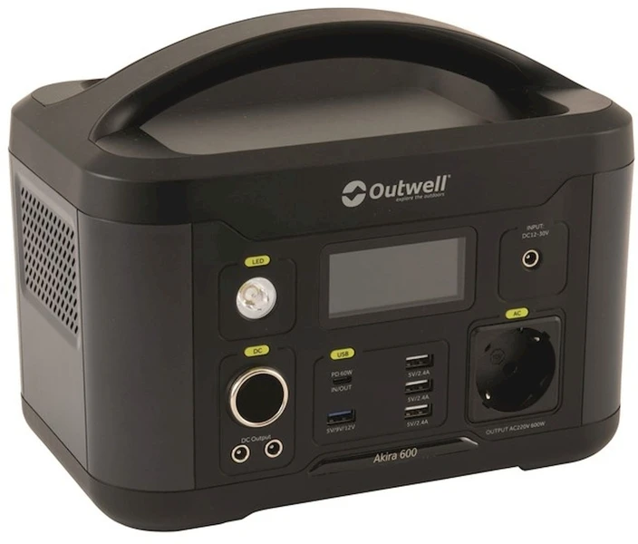 Outwell Akira 600 Power Station Draagbare Lithiumaccu 2 Outwell Akira 600 Power Station Draagbare Lithiumaccu - Afbeelding 2