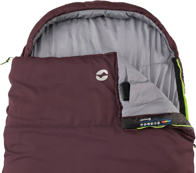 Outwell Campion Lux Slaapzak - Aubergine Rood 2 Outwell Campion Lux Slaapzak - Aubergine Rood - Afbeelding 2