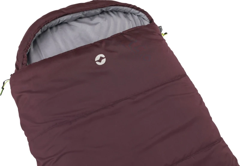 Outwell Campion Lux Slaapzak - Aubergine Rood 3 Outwell Campion Lux Slaapzak - Aubergine Rood - Afbeelding 3