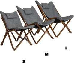 Bo-Camp Urban Outdoor Bloomsbury Relaxstoel - Grijs - S -Camping Avontuur 1135 900 bo camp bloomsbury s grijs 6