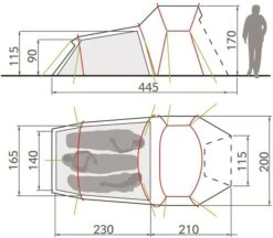 Vaude Chapel L XT Koepeltent - 3 Persoons -Camping Avontuur 12823 5 resultaat