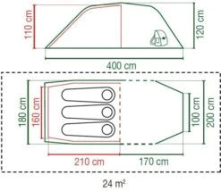 Coleman Laramie Blackout Tunneltent - 2 Persoons -Camping Avontuur 1573 1900 coleman laramie blackout tunneltent 2 persoons 8