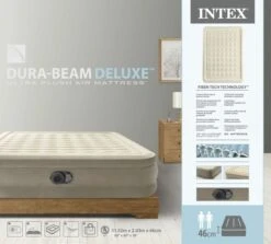 Intex Ultra Plush Luchtbed - Queensize - Ingebouwde Elektrische Pomp -Camping Avontuur 1714 1900 64428nd pkg 2023 300