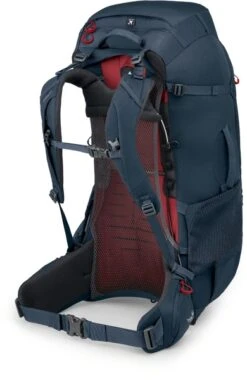 Osprey Farpoint Trek Pack Rugzak - Blauw - 55 Liter 12 Osprey Farpoint Trek Pack Rugzak - Blauw - 55 Liter -Camping Avontuur 1900 1425 farpointtrekpack55 s22 sideback mutedspaceblue 10003693