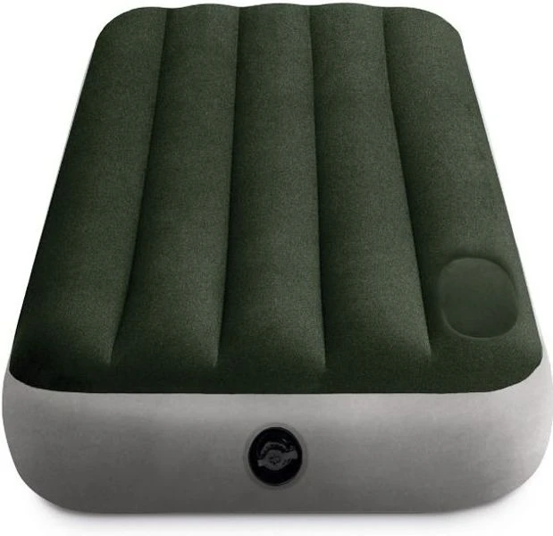 Intex Downy Luchtbed - Extra Smal - Ingebouwde Voetpomp 1 Intex Downy Luchtbed - Extra Smal - Ingebouwde Voetpomp