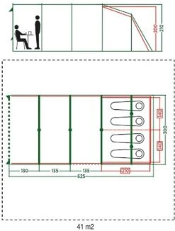 Coleman Meadowood 4L Tunneltent - 4 Persoons -Camping Avontuur 614 1200 meadowood 4l 5 1
