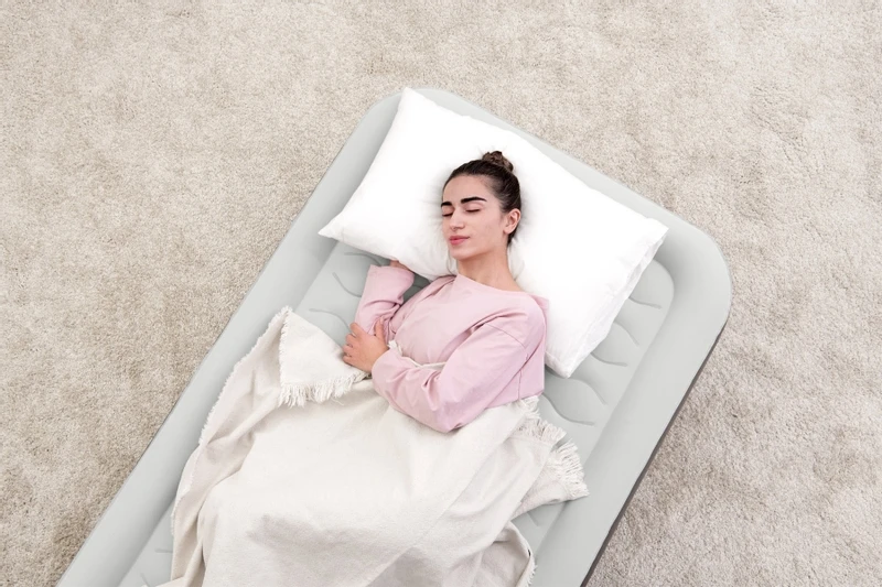 Bestway Fortech Tough Guard Luchtbed - Eenpersoons - Ingebouwde Elektrische Pomp 13 Bestway Fortech Tough Guard Luchtbed - Eenpersoons - Ingebouwde Elektrische Pomp - Afbeelding 13