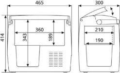 Dometic CoolFreeze CDF 18 Autokoelbox - 18L -Camping Avontuur 737 1200 900 900 dometic coolfreeze cdf 18 7