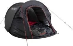 High Peak Vision 2 Pop-up Tent - 2 Persoons - Zwart -Camping Avontuur 755 1200 4001690102803.pt05