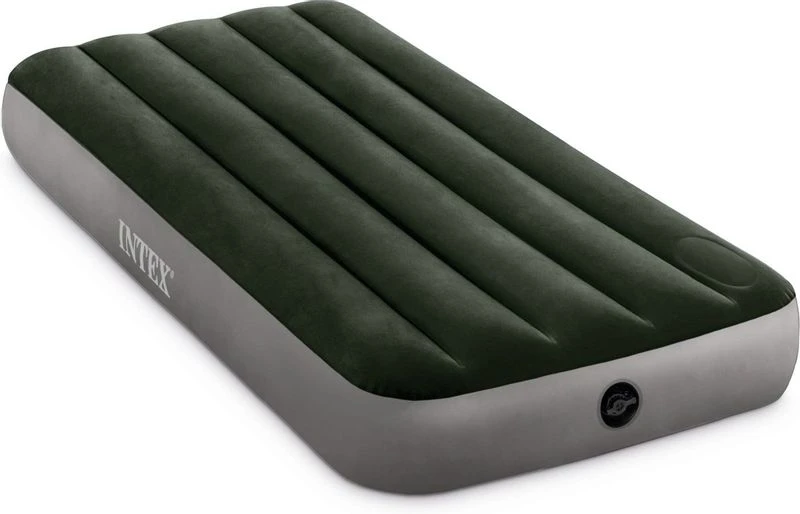 Intex Downy Luchtbed - Extra Smal - Ingebouwde Voetpomp 3 Intex Downy Luchtbed - Extra Smal - Ingebouwde Voetpomp - Afbeelding 3