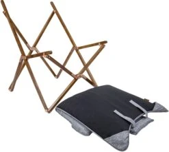 Bo-Camp Urban Outdoor Bloomsbury Vlinderstoel - Grijs - M -Camping Avontuur 900 1006 1200369 9