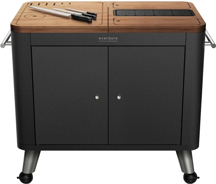 Everdure Barbecue Prep Kitchen - Mat Zwart 1 Everdure Barbecue Prep Kitchen - Mat Zwart