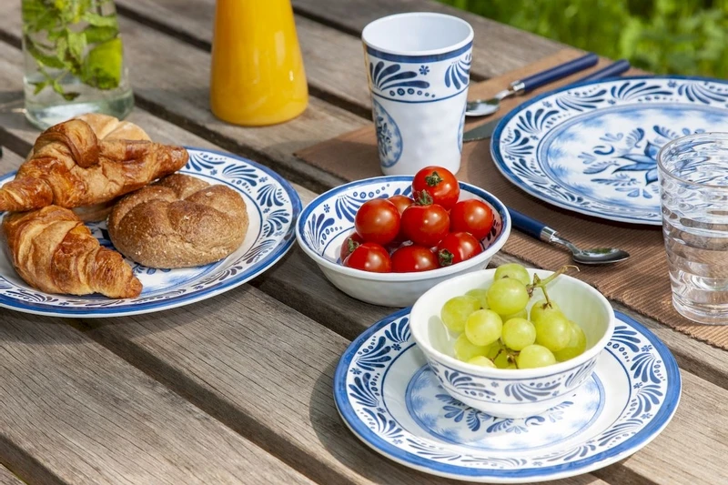 Bo-Camp Old Dutch Melamine Serviesset - 16-delig 2 Bo-Camp Old Dutch Melamine Serviesset - 16-delig - Afbeelding 2