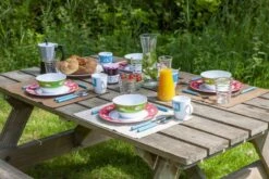 Bo-Camp Happy Camp Melamine Serviesset - 12-delig -Camping Avontuur 900 1350 6181380 07