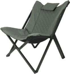 Bo-Camp Industrial Molfat Relaxstoel - Groen/Grijs -Camping Avontuur 900 865 1200353 02