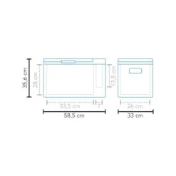Mestic MCC-25 Compressor Koelbox - 25 Liter -Camping Avontuur 900 900 1502930h5