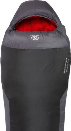 Highlander Serenity 350 Mummy Slaapzak - Charcoal -Camping Avontuur 900 900 sb186 ch top