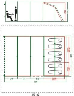 Coleman Vail Long Tunneltent - 6 Persoons -Camping Avontuur 972 1900 coleman vail long tunneltent 6 persoons 2