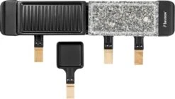 Bestron Raclette/Steengrill - 4 Personen -Camping Avontuur bestron raclettesteengrill 4 personen 12