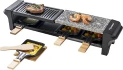 Bestron Raclette/Steengrill - 4 Personen -Camping Avontuur bestron raclettesteengrill 4 personen 14