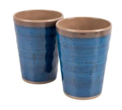 Bo-Camp Halo Melamine Serviesset - 12-delig - Blauw -Camping Avontuur bo camp halo blauw 2