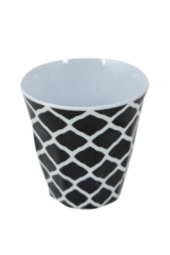 Bo-Camp Mix & Match Melamine Serviesset - 16-delig - Zwart -Camping Avontuur bo camp mix 4