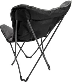 Bo-Camp Urban Outdoor Grainger Vlinderstoel - Antraciet -Camping Avontuur bo camp grainger vlinderstoel grijs 14