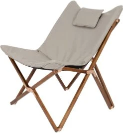 Bo-Camp Urban Outdoor Bloomsbury Vlinderstoel - Beige - M -Camping Avontuur bo camp bloomsburry relaxstoel m beige 1 1