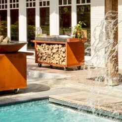 OFYR Mise En Place Table 135 PRO Corten - Ceramic Dark Grey -Camping Avontuur ofyr mise en place table 135 pro corten ceramic dark grey 2