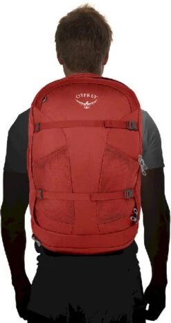 Osprey Farpoint Backpack - 40 Liter- Zwart -Camping Avontuur osprey farpoint 40 zwart 4
