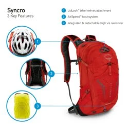 Osprey Syncro Daypack - 20 Liter - Zwart -Camping Avontuur osprey syncro features