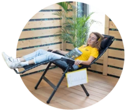 Crespo Air-Deluxe AP-232 Relaxstoel - Zwart -Camping Avontuur toppy s testpanel 4