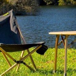 Zempire Roco Lounger V2 Vlinderstoel - Zwart -Camping Avontuur zempire roco lounger v2 vlinderstoel zwart 12